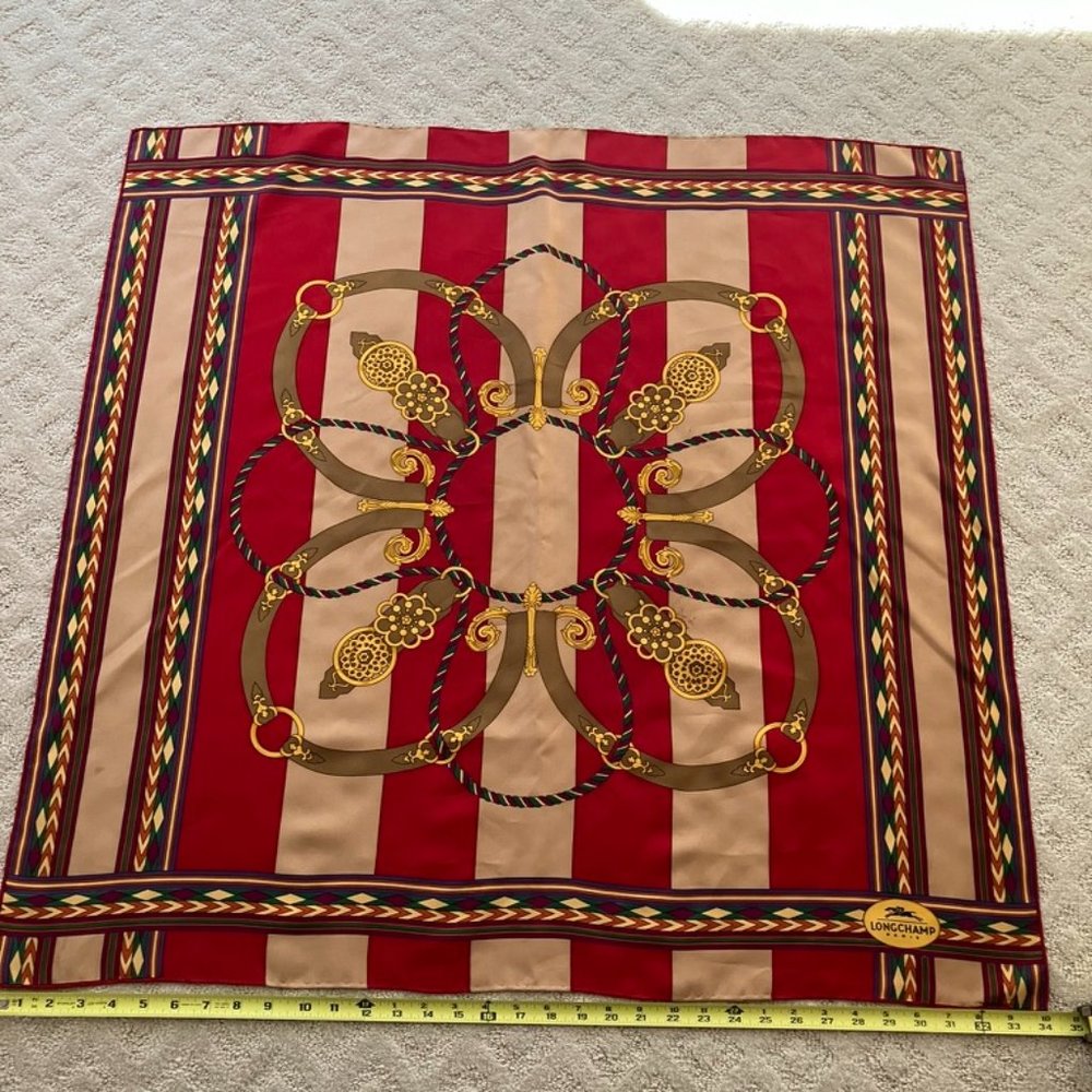 Longchamp Silk Scarf